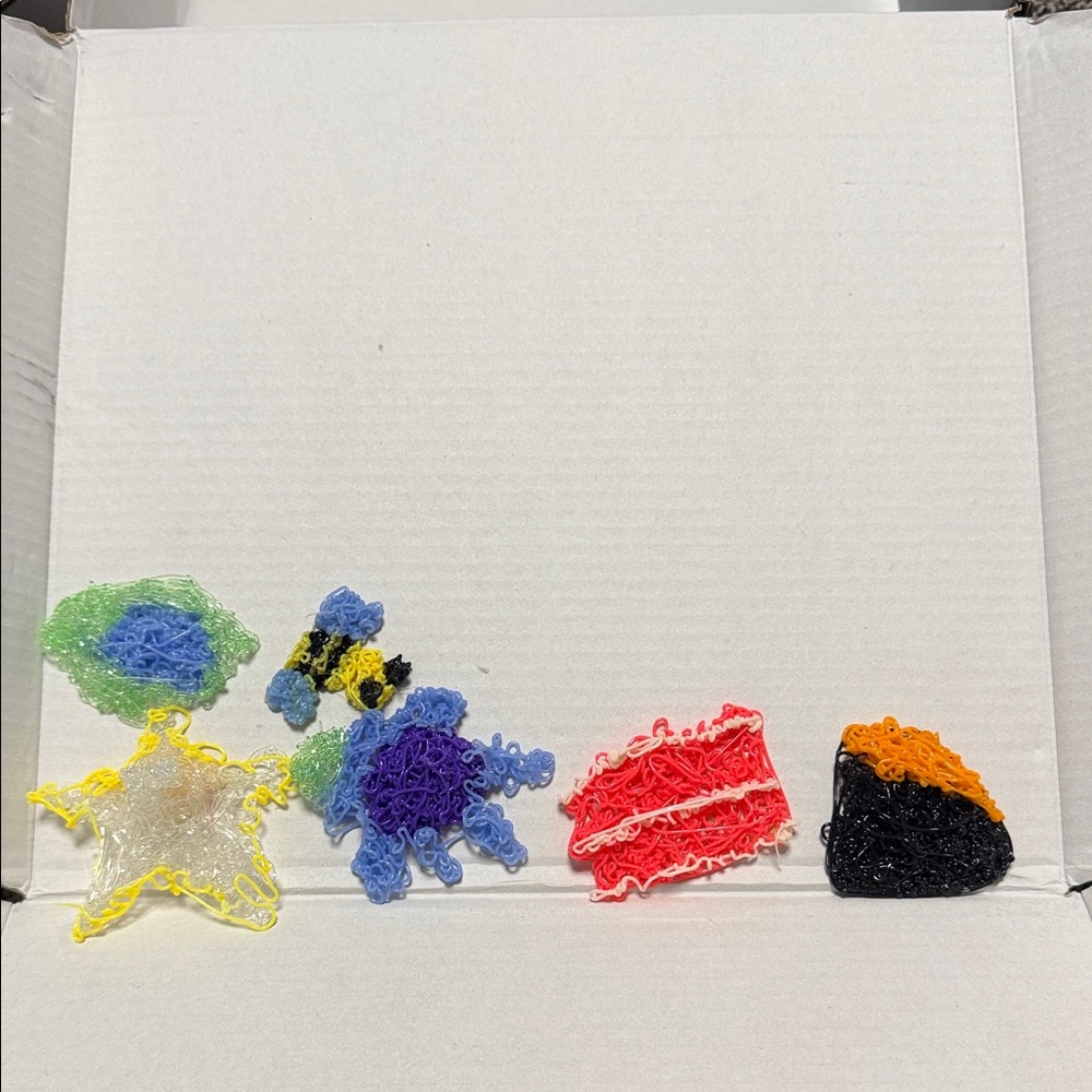 Colorful 3D Printed Shapes